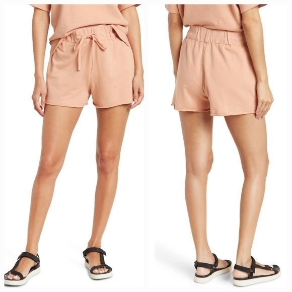 James Perse Drawstring Knit Shorts 3 - Picture 7 of 7